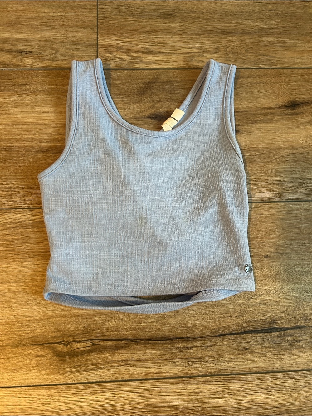Roxy Light Lavender Ribbed Crop Tank - Women